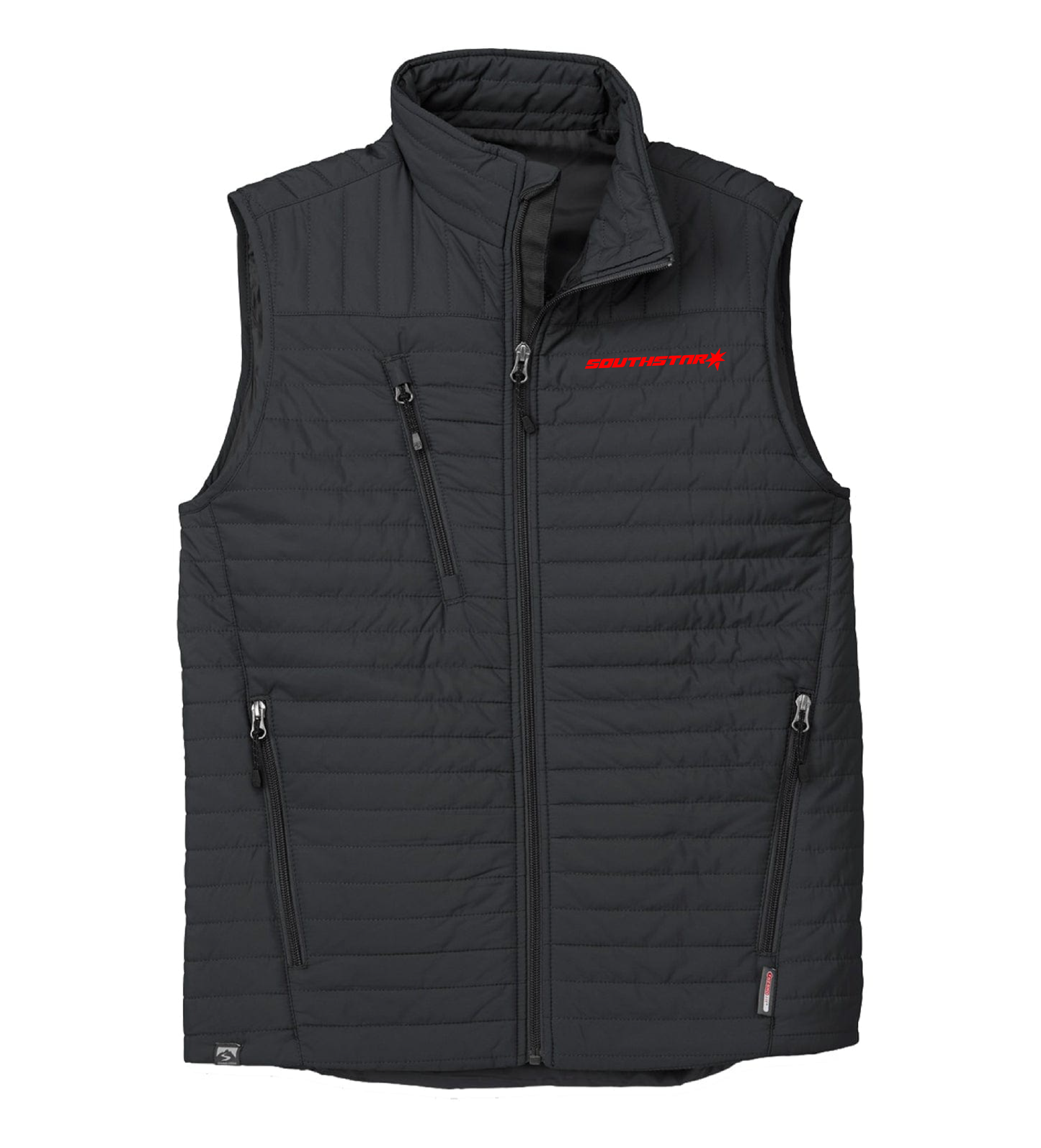 Men's Black Front Runner Quilted Vest