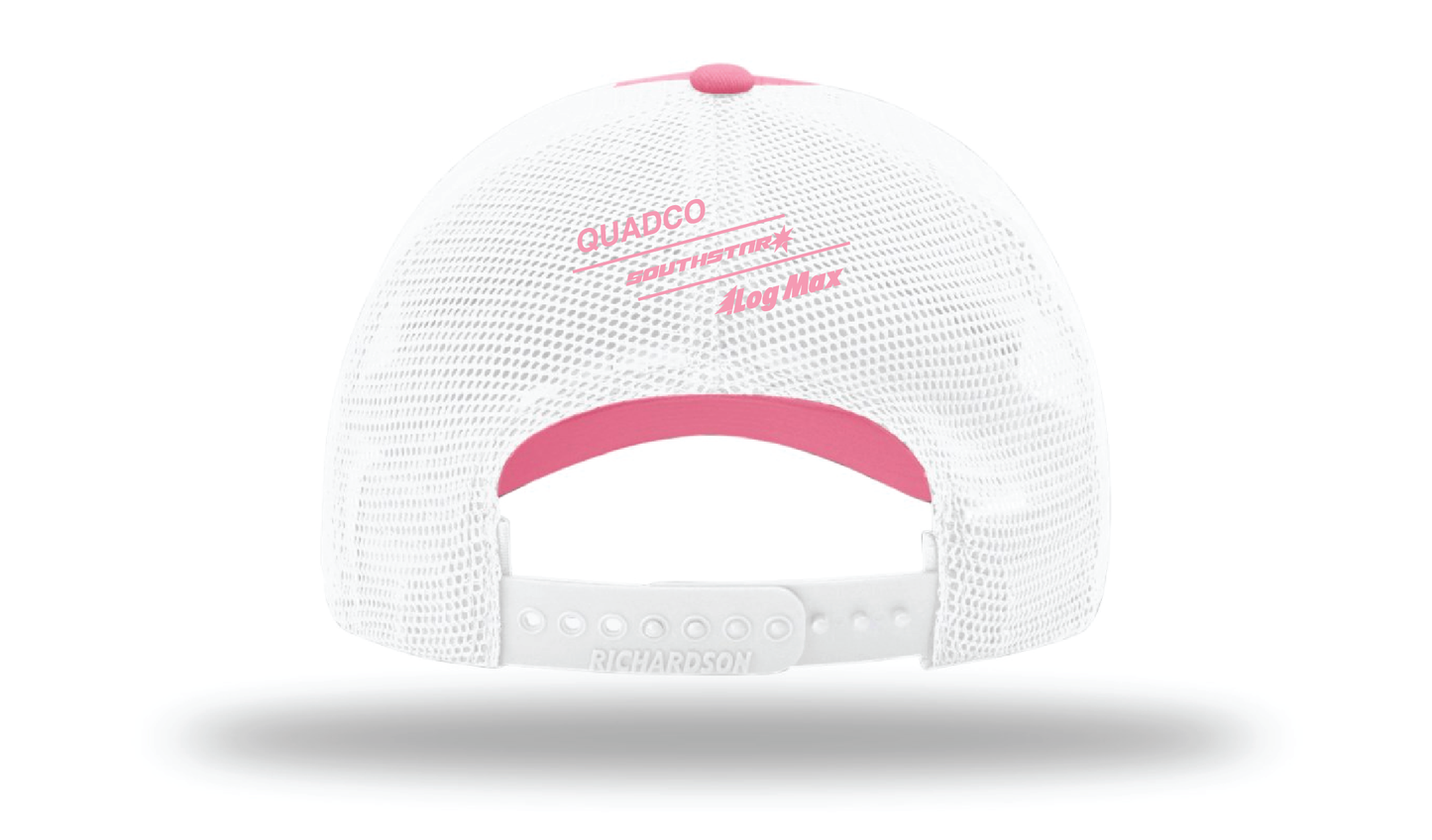 111 Garment Washed Trucker Hot Pink/White w/ Leather Patch