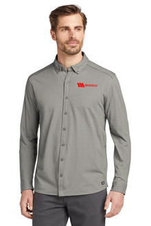 OGIO Code Stretch Long Sleeve Button Up