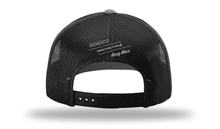 112 Trucker Black/Charcoal w/ Leather Patch