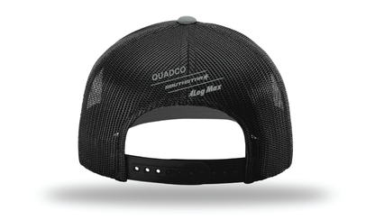 112 Trucker Black/Charcoal w/ Leather Patch