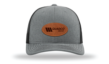112 Trucker Black/Charcoal w/ Leather Patch