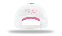111 Garment Washed Trucker Hot Pink/White w/ Leather Patch
